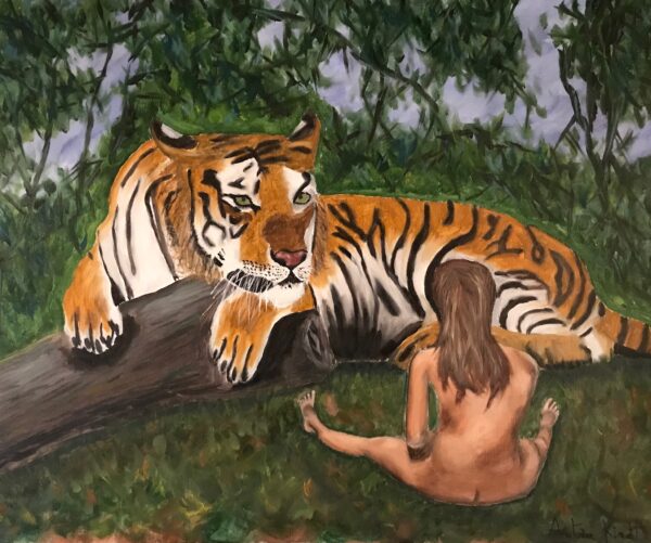 La petite fille et le tigre (Little girl and the tiger)