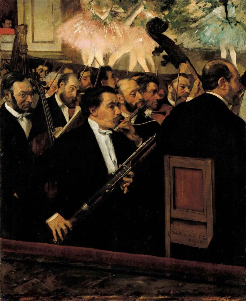 Musiciens à l'orchestre Edgar Degas