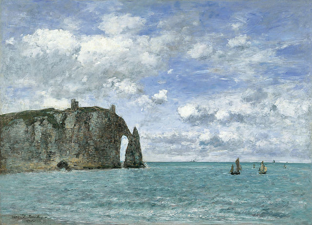 Falaises d'Etretat - Eugène Boudin