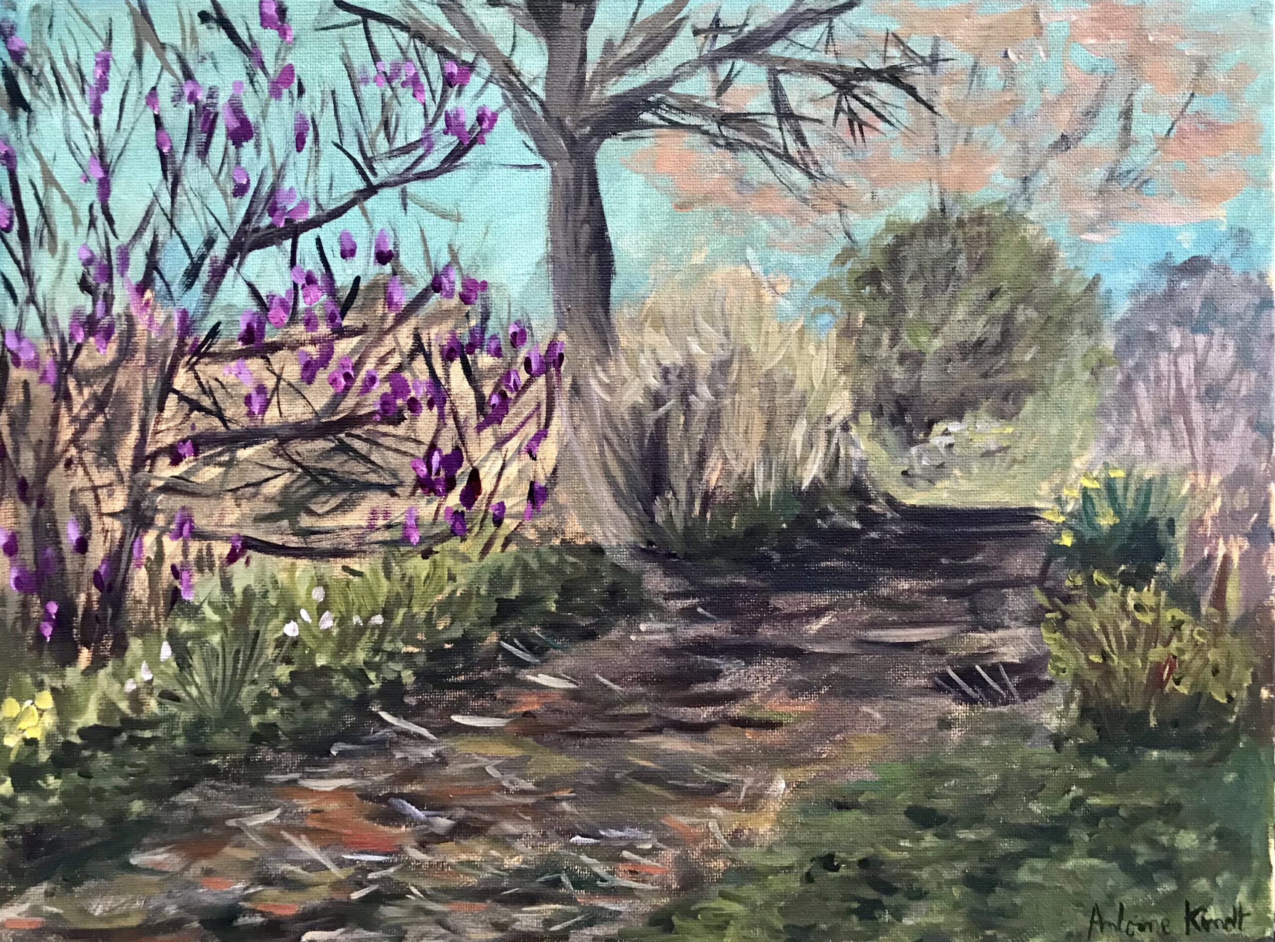 "A path" painting